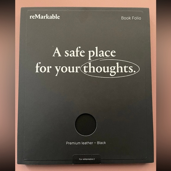 reMarkable Other - Brand New reMarkable 2 Book Folio for your paper tablet - Premium leather